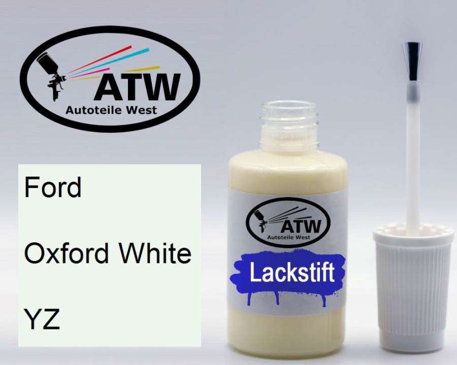 Ford, Oxford White, YZ: 20ml Lackstift, von ATW Autoteile West.